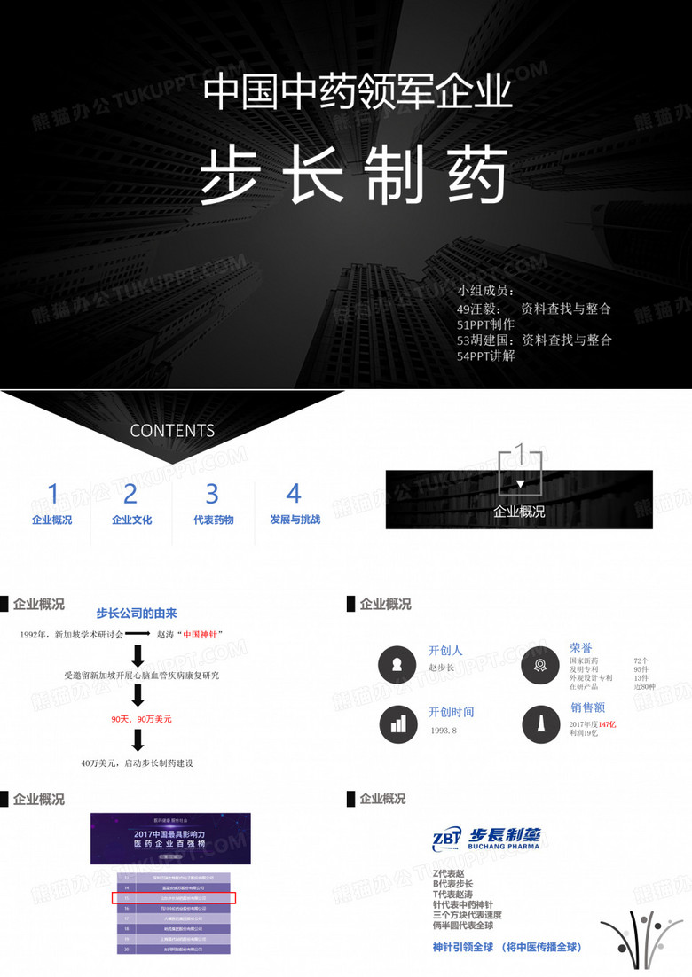 步长制药PPT课件