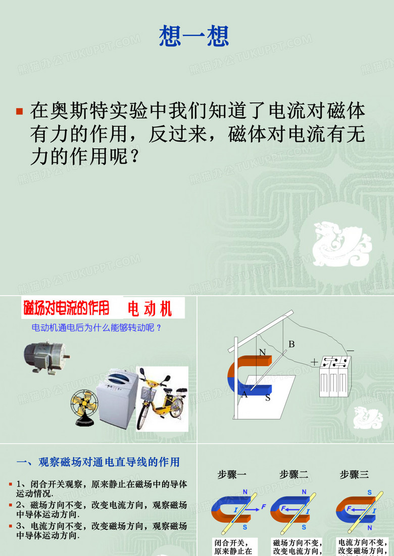 磁场对电流的作用