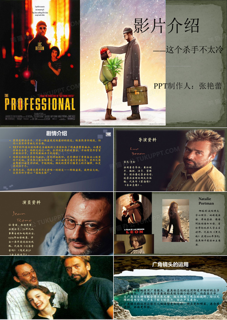 这个杀手不太冷PPT