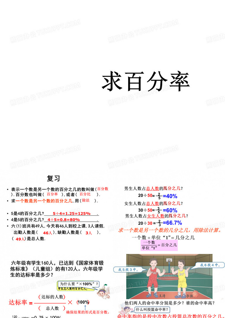 求百分率