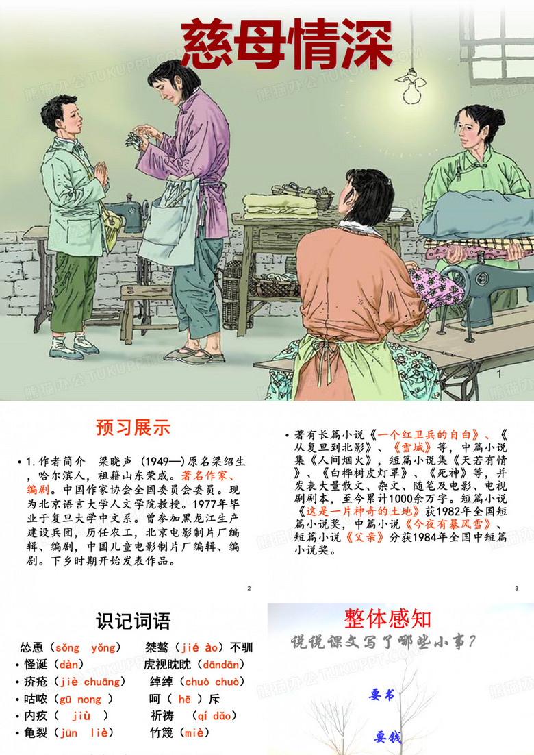 《慈母情深》课件完美版