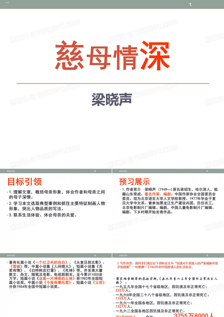 《慈母情深》PPT-完美版