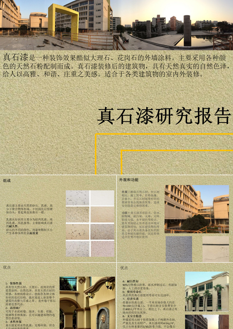 真石漆报告