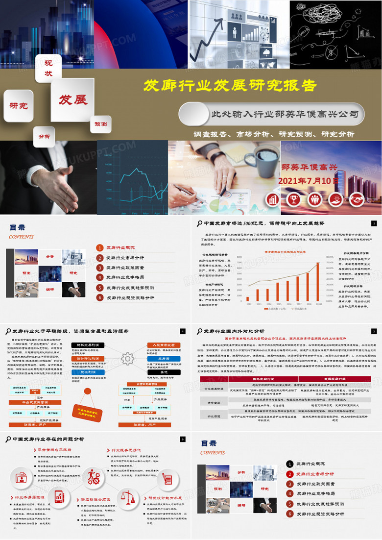 发廊行业研究报告ppt