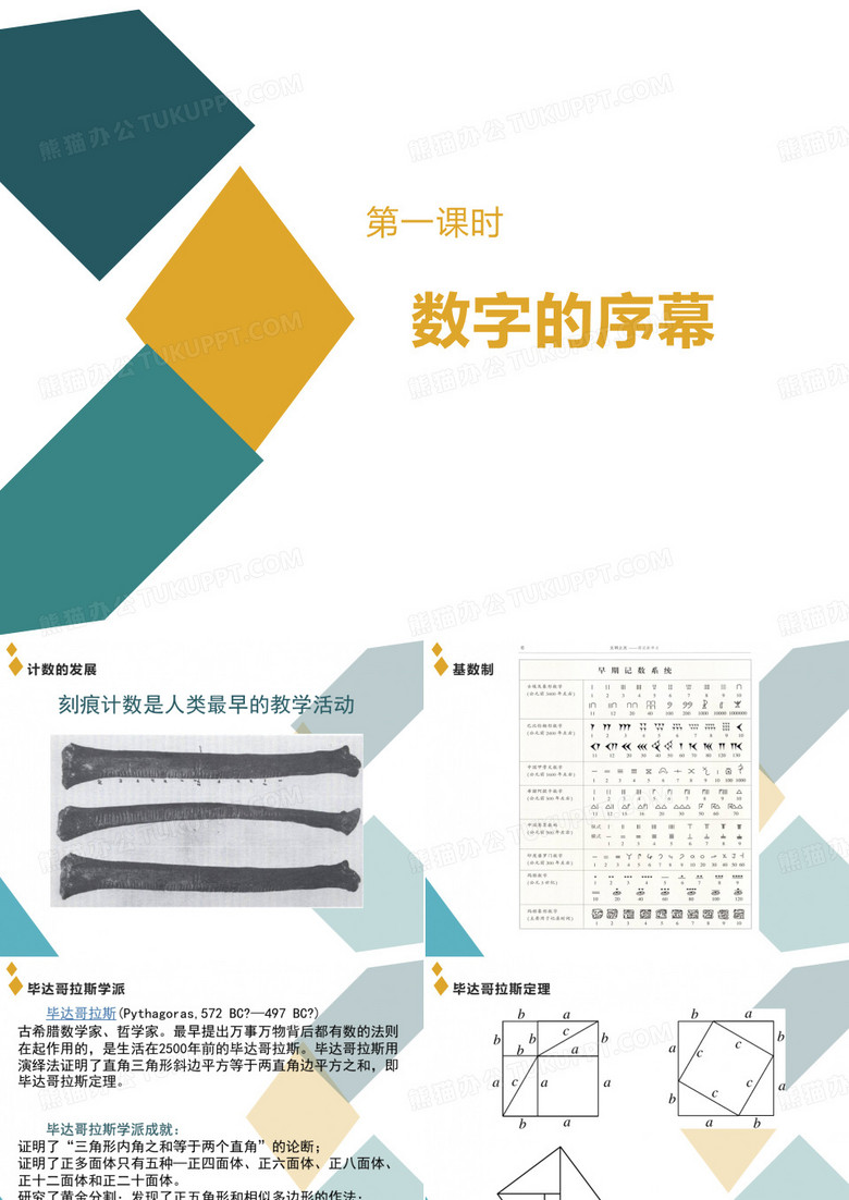 高中数学文化讲座数学社团课程第一讲—数字的序幕课件