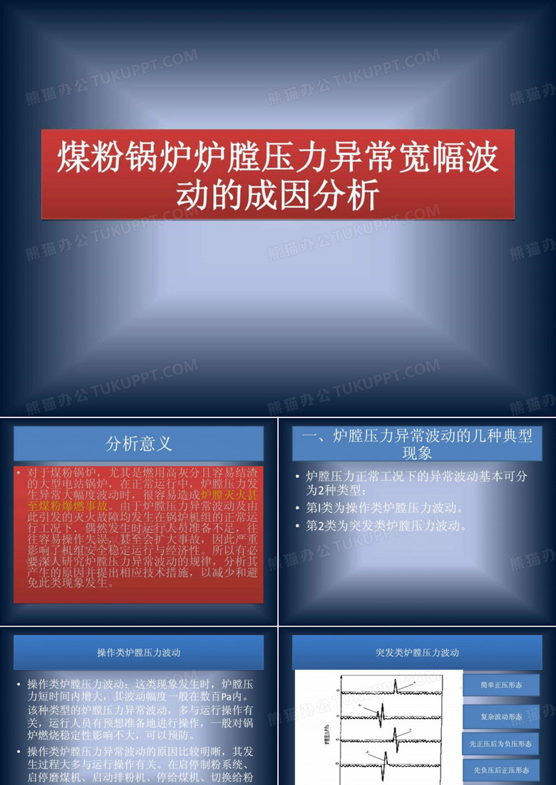煤粉锅炉炉膛压力异常宽幅波动的成因分析