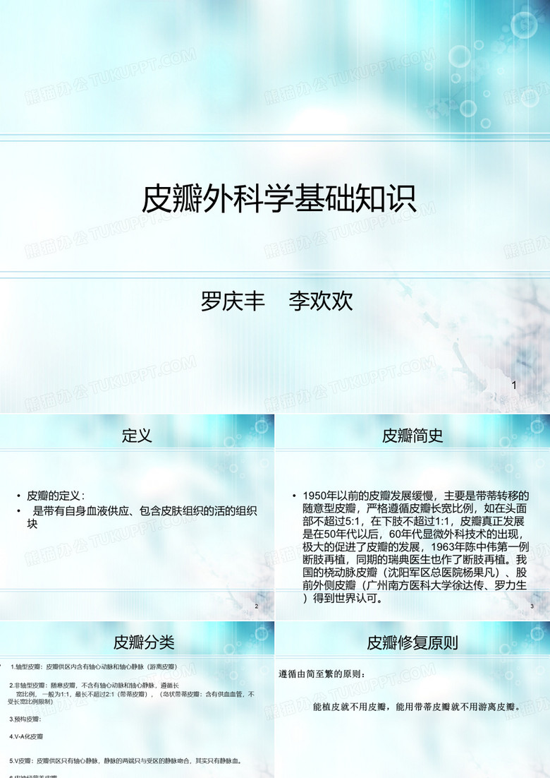 皮瓣植皮PPT课件
