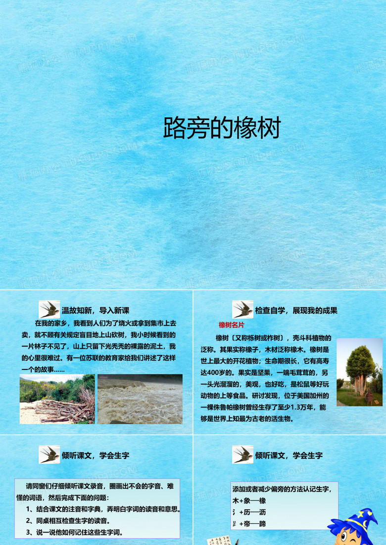 《路旁的橡树》ppt课件