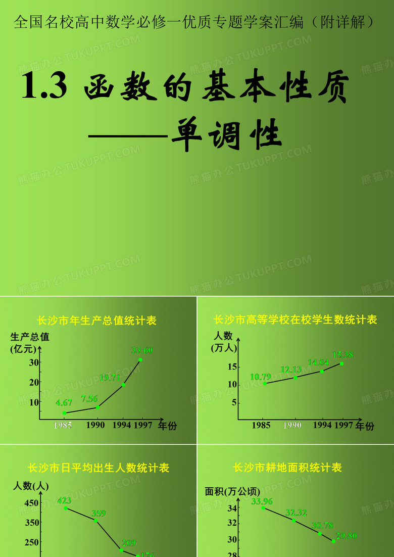 函数的基本性质——单调性