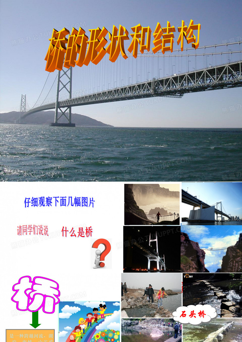 桥的形状和结构