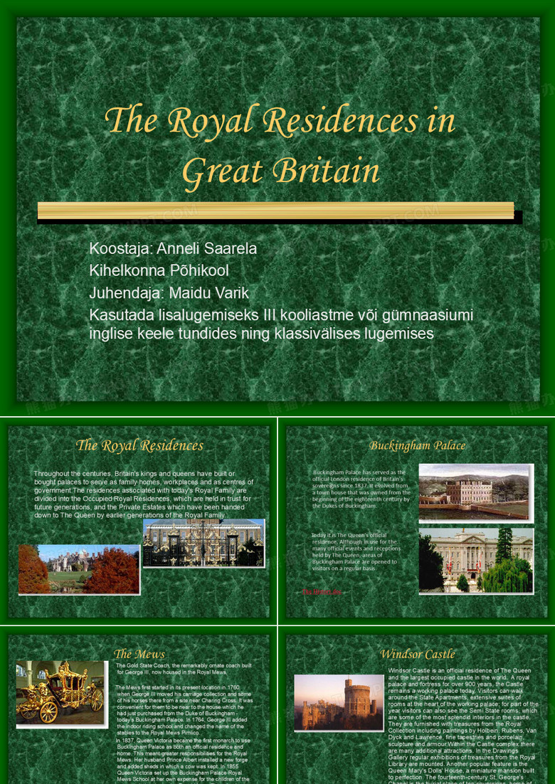 白金汉宫英文介绍