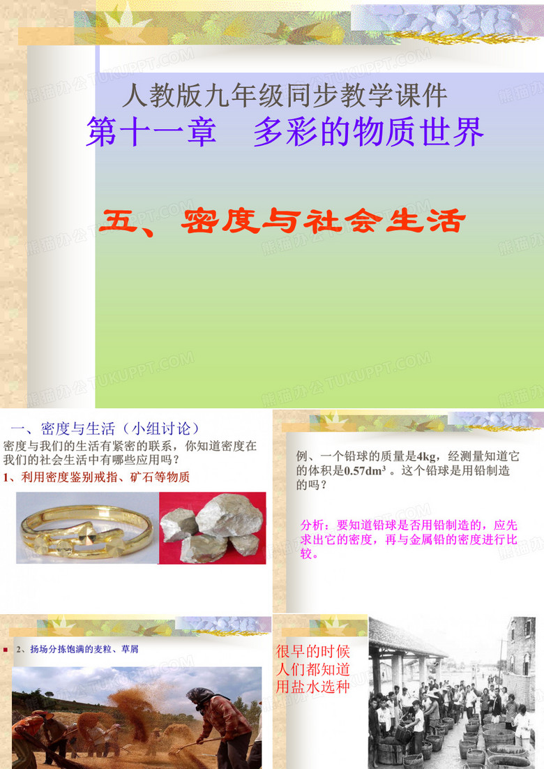 密度与社会生活课件