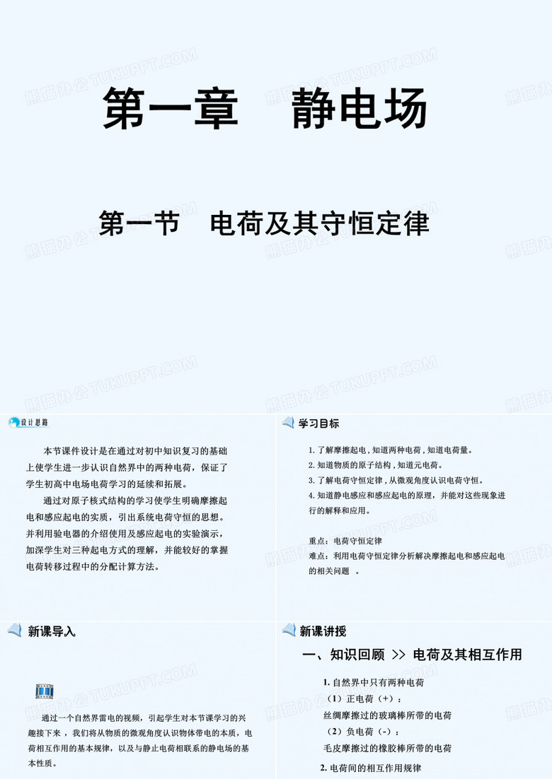 电荷及其守恒定律.ppt