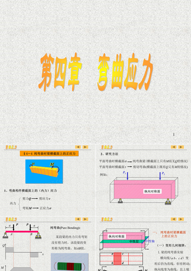 弯曲 应力
