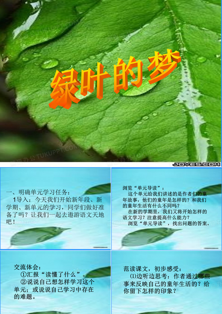 绿叶的梦