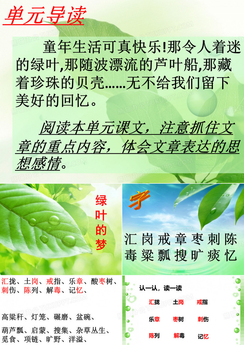绿叶的梦