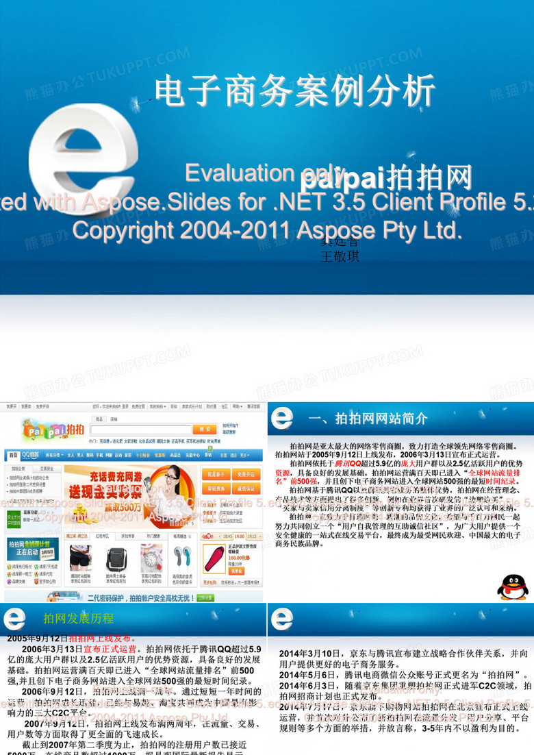 【精品】拍拍网的案例分析