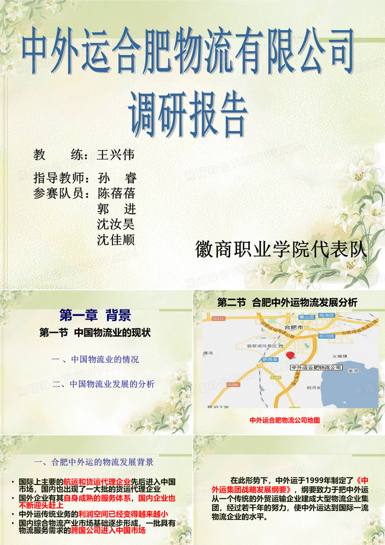 中外运合肥物流有限公司调研报告