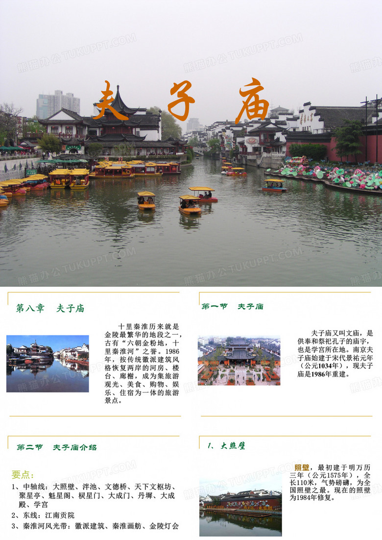 夫子庙PPT