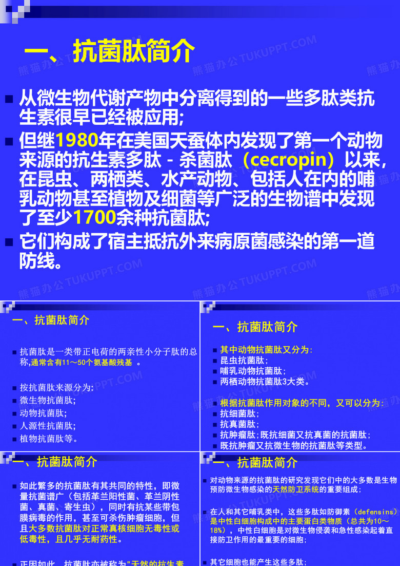 三讲抗菌肽精品PPT课件
