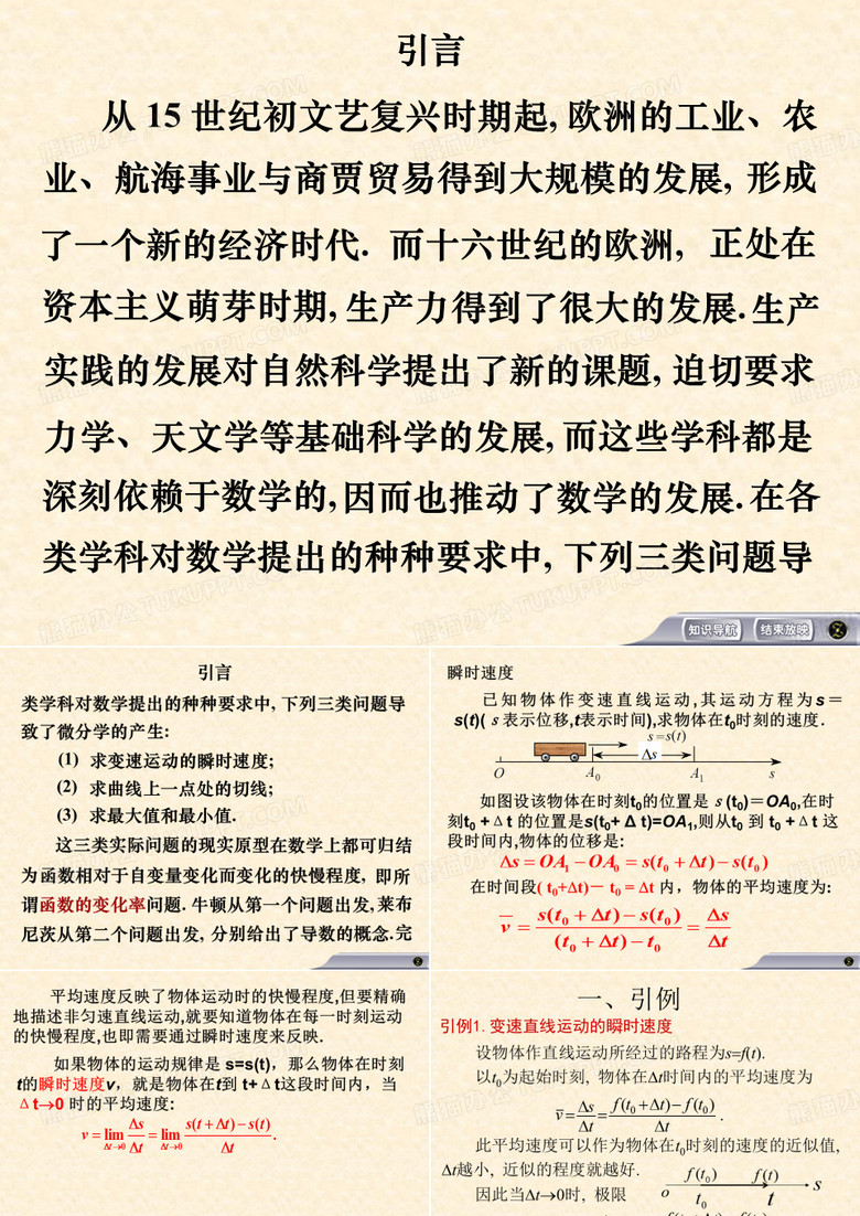 课件导数与微分