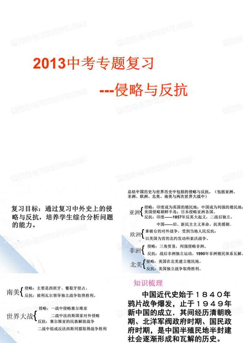 _侵略与反抗课件