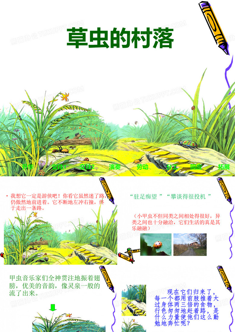 草虫的村落课件