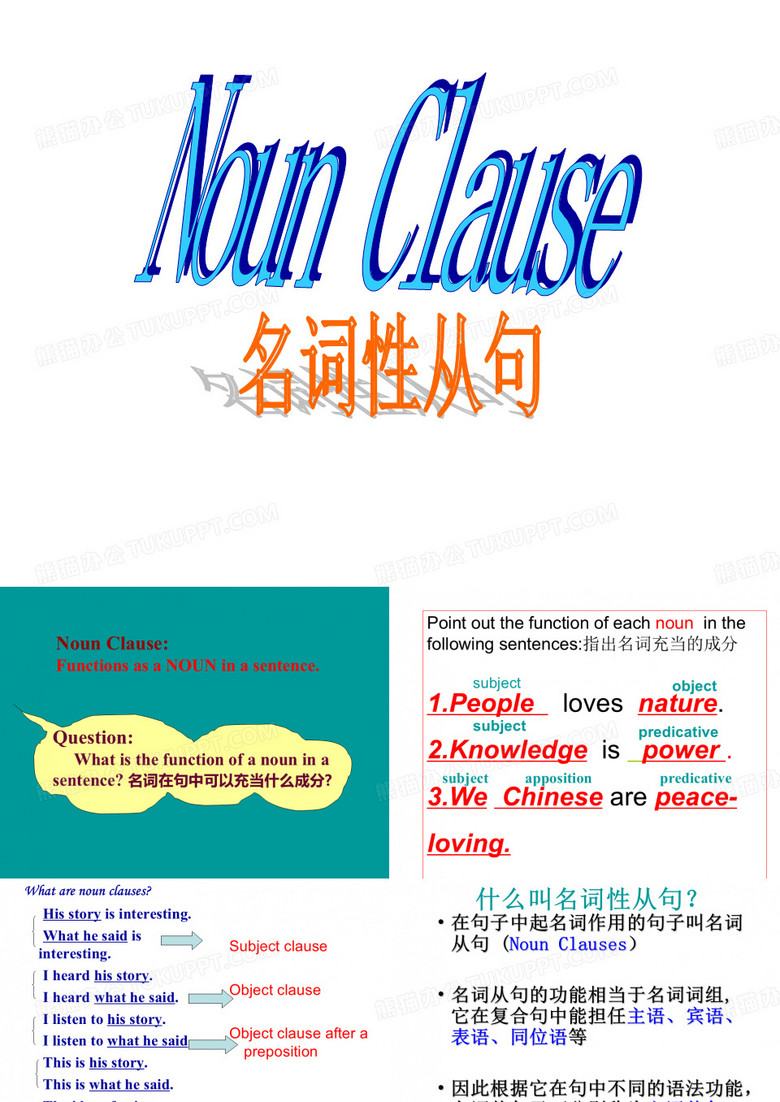 名词性从句(讲解版)