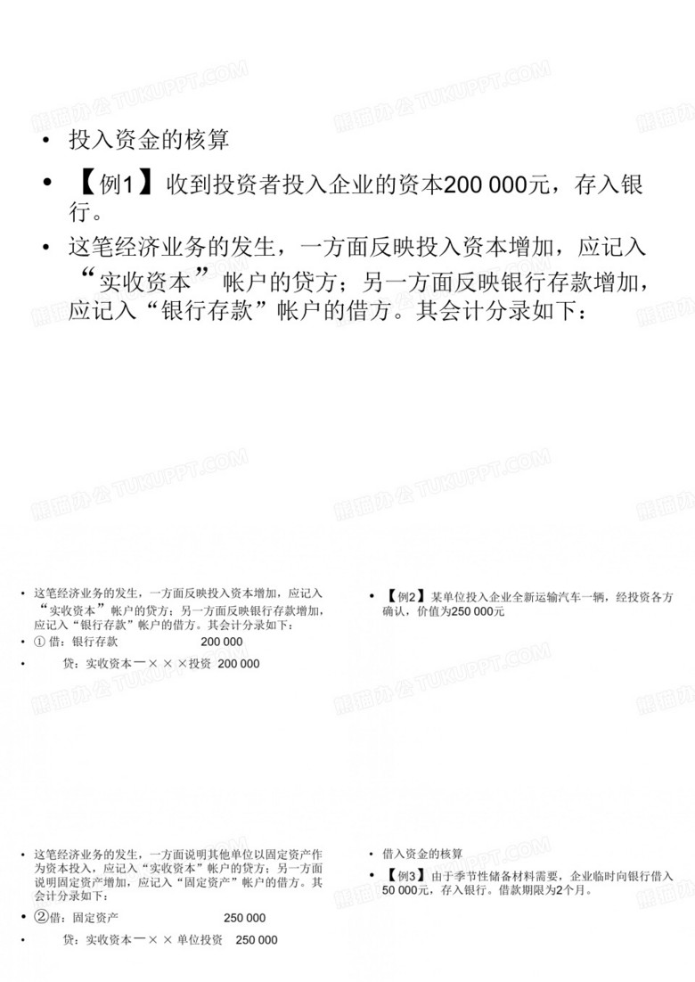 会计分录