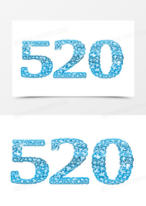 花朵数字图片素材