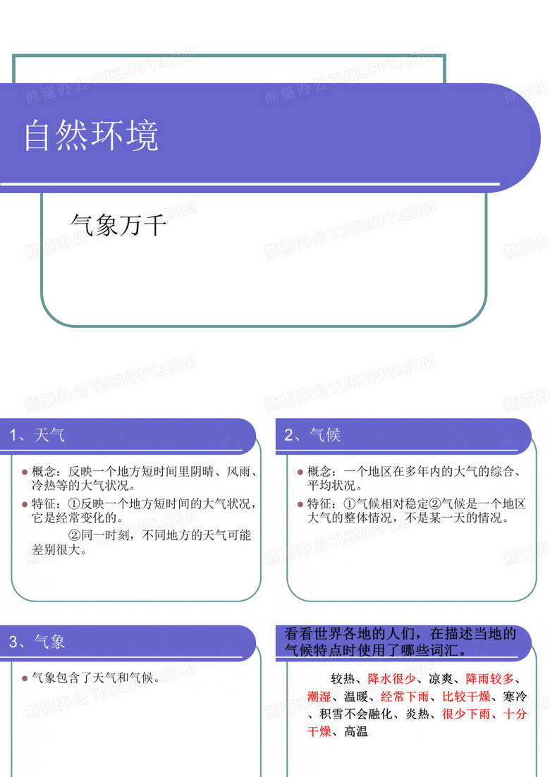 气象万千课件