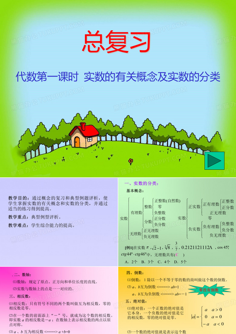 实数的有关概念与实数的分类