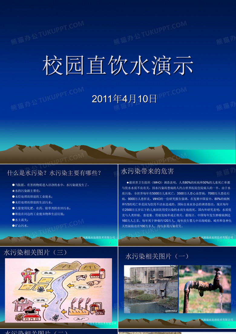 校园直饮水演讲PPT课件