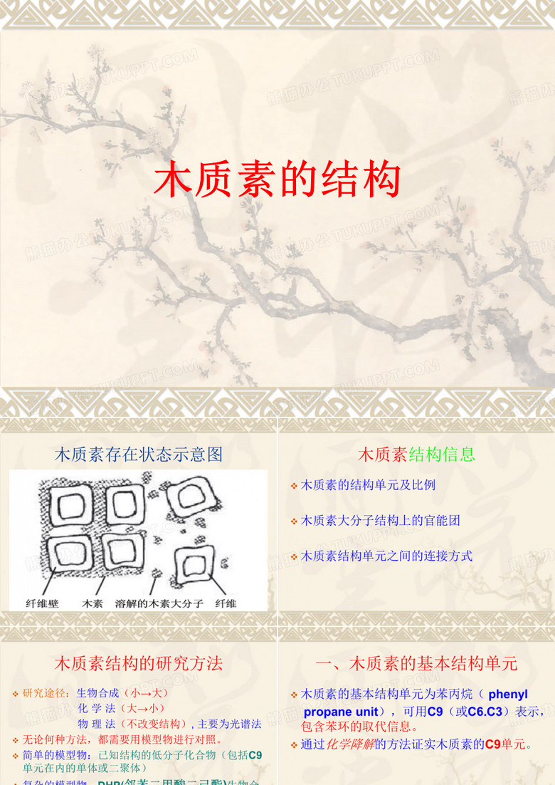 木质素的结构