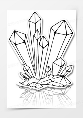 手绘黑色直线铅笔购物