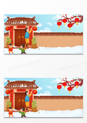 挂灯笼图片素材