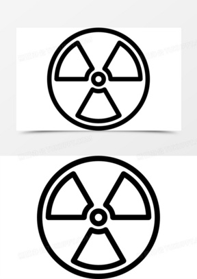 辐射图标图片素材