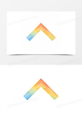 箭头渐变图片素材