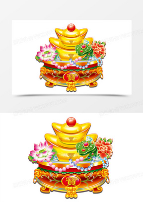 一堆金银财宝图片高清