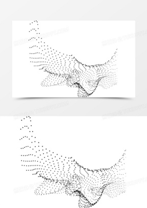 散点式波点背景