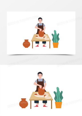 手工陶艺图片素材