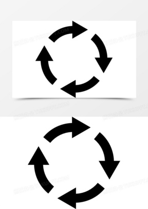 圆圈箭头图片素材