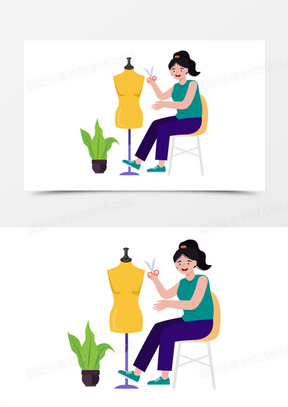 100针线裁缝191高端西服定制网站banner351卡通剪刀素材130阿拉伯树胶