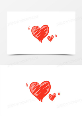 手爱心图片素材