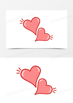 表情包小心心图片可爱卡通下载_熊猫办公