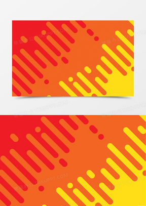 红橙黄色的电商海报