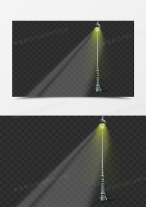 街灯素材 街灯图片 街灯免费模板下载 熊猫办公