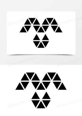 多边形的女人衣服细节小三角形图标20闪电的多边形形状的小三角形图标