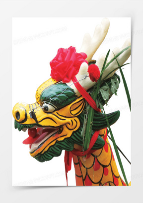 彩色龙头卡通端午