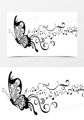 黑白图案装饰画纹样大全_黑白图案设计简单漂亮图片下载_熊猫办公